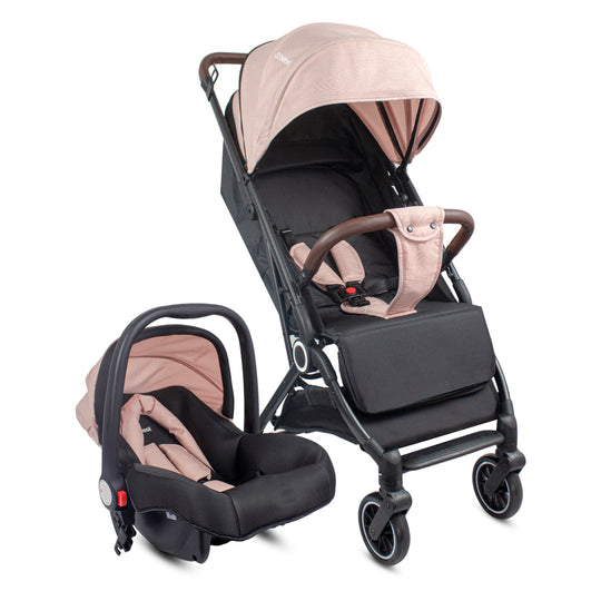 Coche Para Bebe Compacto Travel System Micro Bebesit Rosa