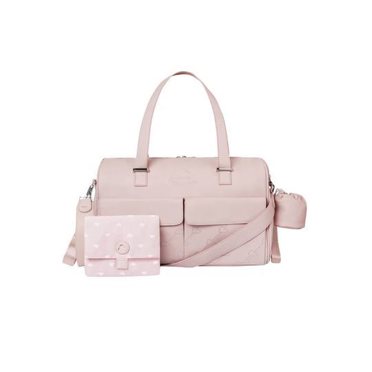 Bolso Con Accesorios Rosa Estampado Mayoral