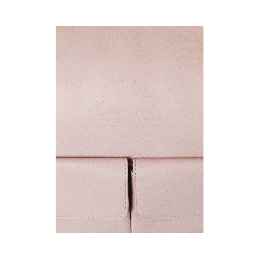 Bolso Con Accesorios Rosa Estampado Mayoral