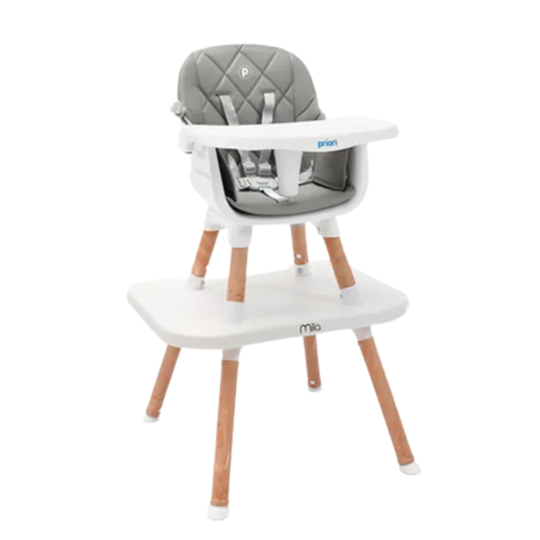 Silla Comedor 6 en 1 Mila Priori Gris