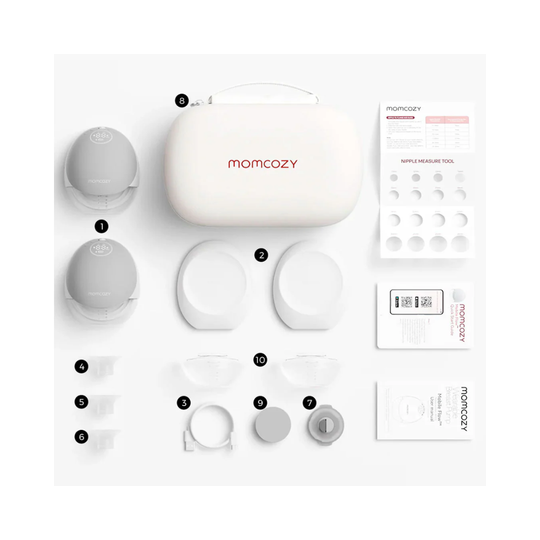 Extractor de Leche Eléctrico Manos Libres Doble M9 Mobile Flow - Momcozy