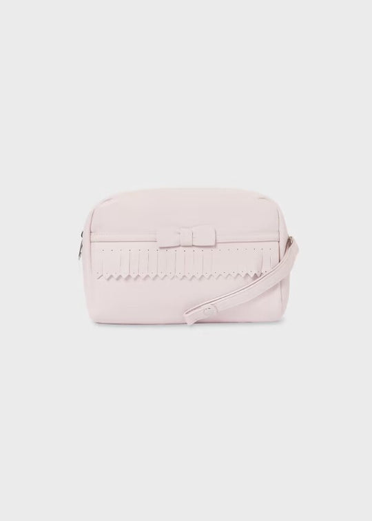 Combo Pañalera Bolso + Neceser y Cambiador Flecos Bebé Mayoral Baby Pink