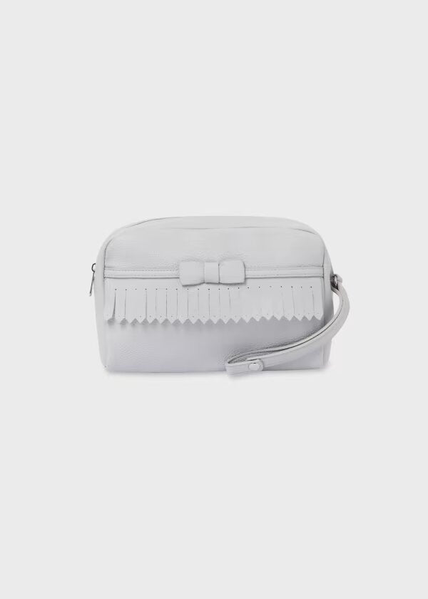 Combo Pañalera Bolso + Neceser Flecos Bebé Mayoral Gris