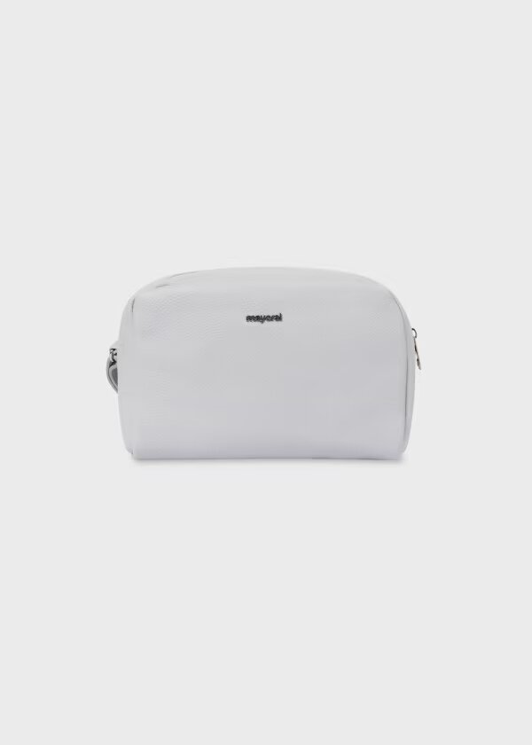 Combo Pañalera Bolso + Neceser Flecos Bebé Mayoral Gris