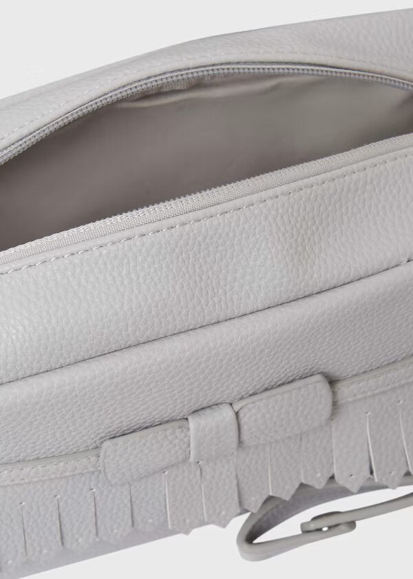 Combo Pañalera Bolso + Neceser Flecos Bebé Mayoral Gris