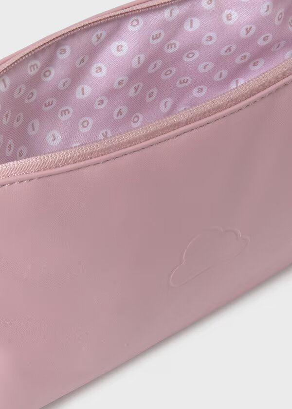 Combo Pañalera Bolso Acolchado + Neceser Nube Bebé Mayoral Rose