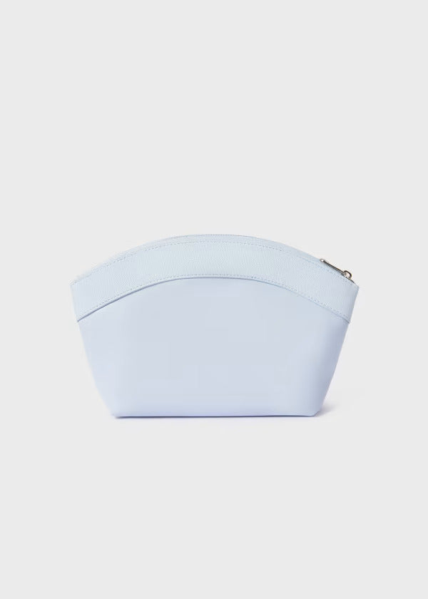 Combo Pañalera Bolso Acolchado + Neceser Oval Bebé Mayoral Cielo