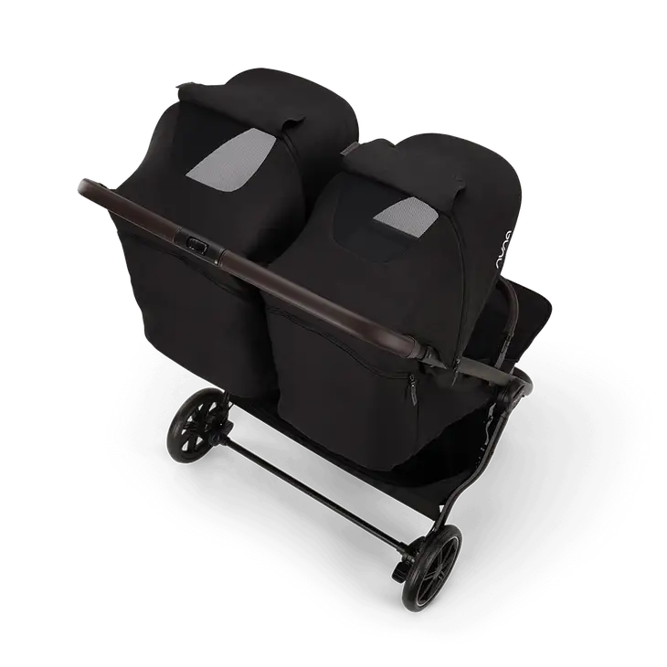 Coche Bebe Doble TRVL Nuna Caviar