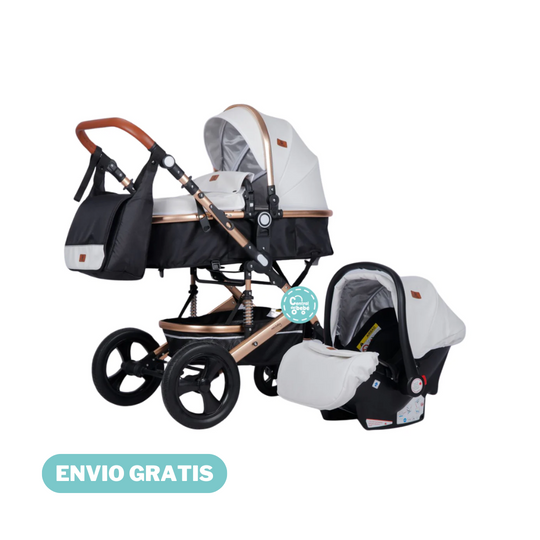 Coche Para Bebé Moises Bunny 3 en 1 Maxibaby Blanco