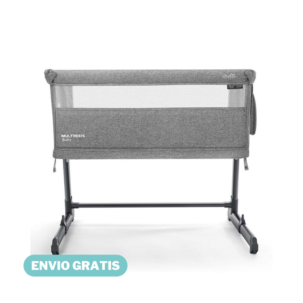 Corral Cuna Colecho Portable Bedside Nest Gris + Colchoneta Ultrasuave