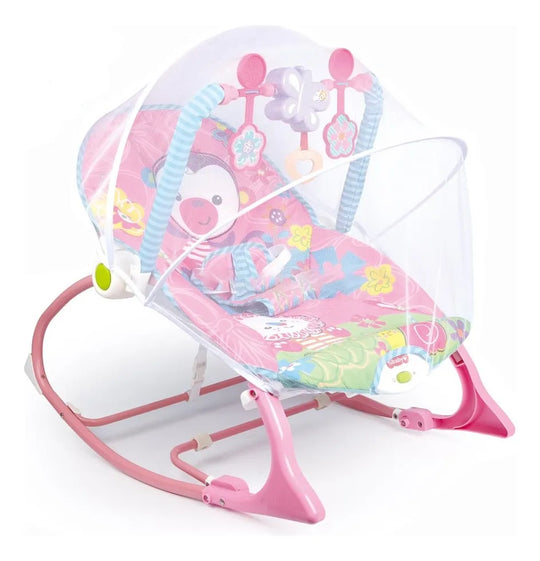 Silla Mecedora Rocker Mariposa / Mono Morado