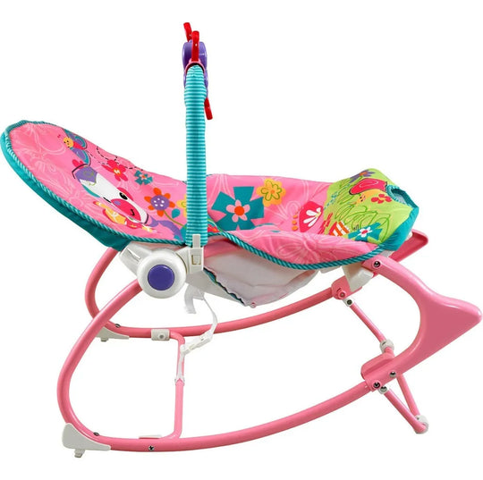Silla Mecedora Rocker Mariposa / Mono Morado