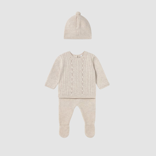 Conjunto 3 Piezas Tricot Recién Nacido Milk vigoré Mayoral