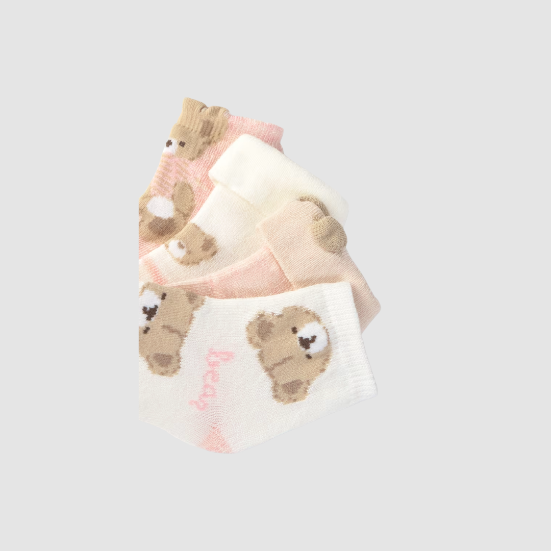 Pack 4 Calcetines Recién Nacida Rosa Baby Vigoré Mayoral
