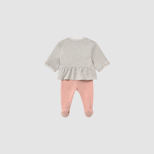 Conjunto Polaina y Sudadera Recién Nacida Nude Vigoré Mayoral