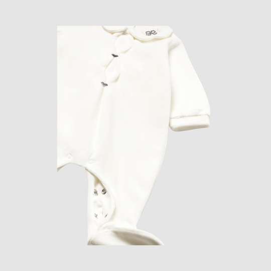 Pijama Cuello Ondas Recién Nacida Crudo Mayoral