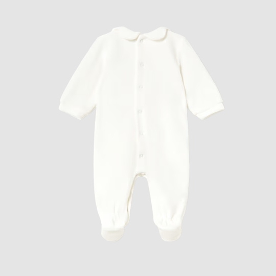 Pijama Cuello Ondas Recién Nacida Crudo Mayoral
