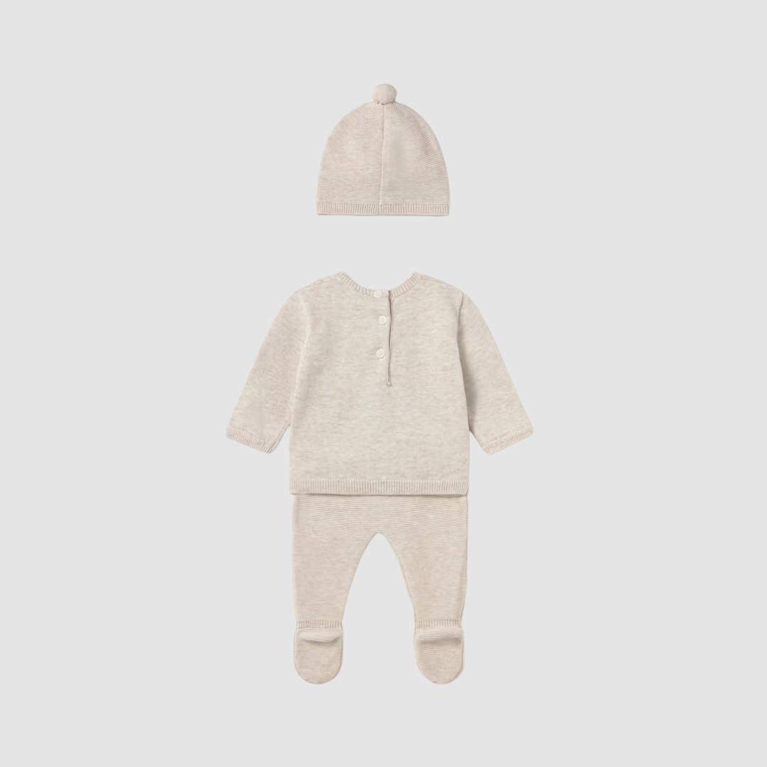 Conjunto 3 Piezas Tricot Recién Nacido Milk vigoré Mayoral