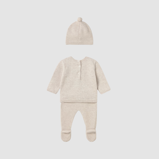 Conjunto 3 Piezas Tricot Recién Nacido Milk vigoré Mayoral
