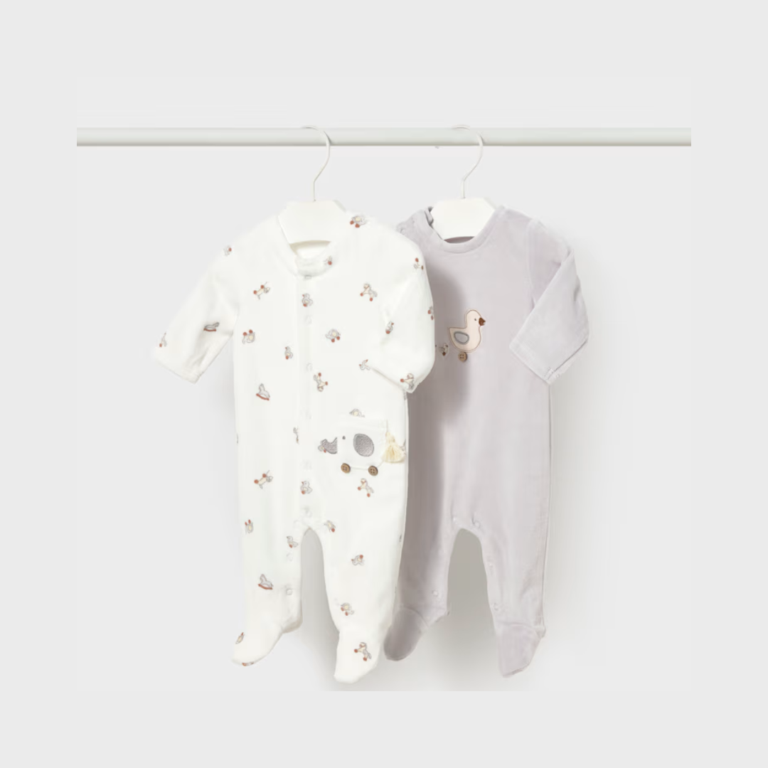 Pack 2 Pijamas Recién Nacido Niebla Mayoral
