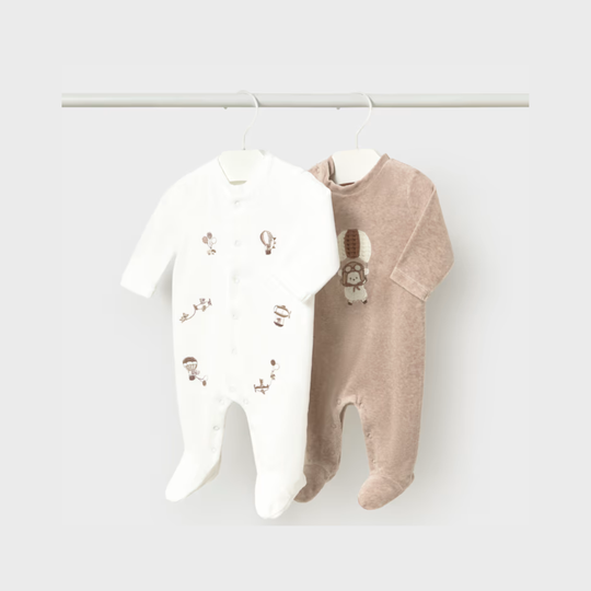 Pack 2 Pijamas Recién Nacido Moca Vigoré Mayoral