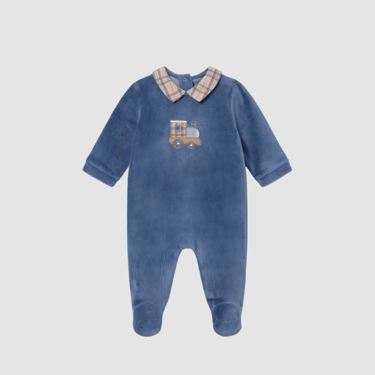 Pijama Tundosado Recién Nacido Blueberry Mayoral