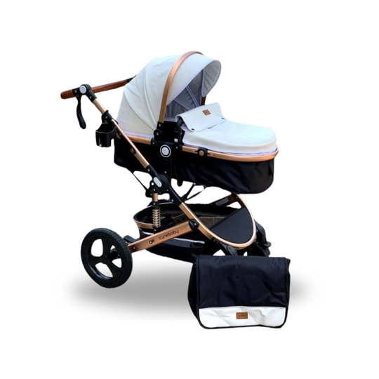 Coche Moises 3 en 1 Samu Cynebaby Blanco