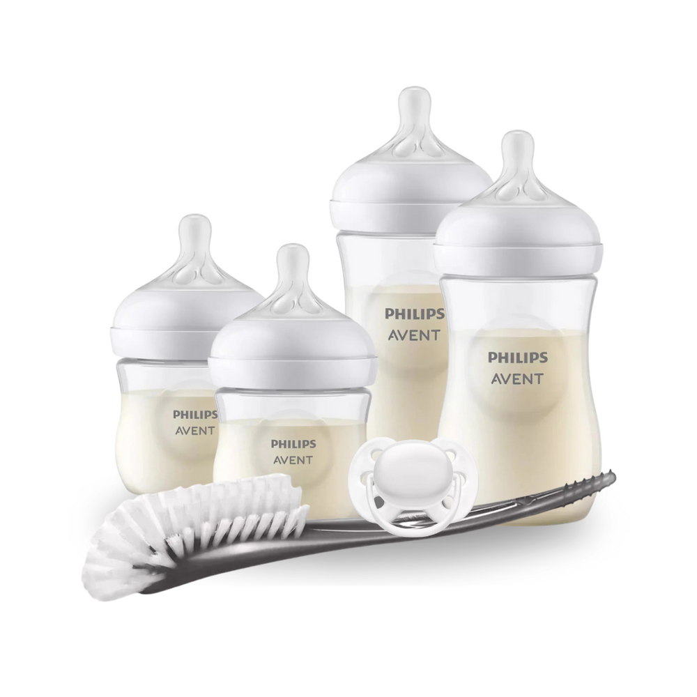 Combo Set de Inicio Recién Nacido x6 Avent + Extractor Portátil Eléctrico Breast Pump