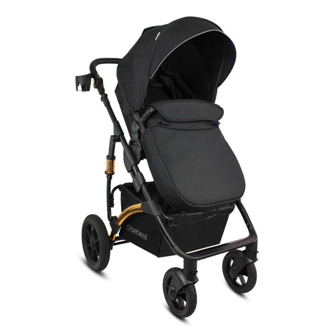 Coche Para Bebé Travel System Spring Gold Premium Bebesit Negro