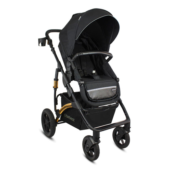 Coche Para Bebé Travel System Spring Gold Premium Bebesit Negro