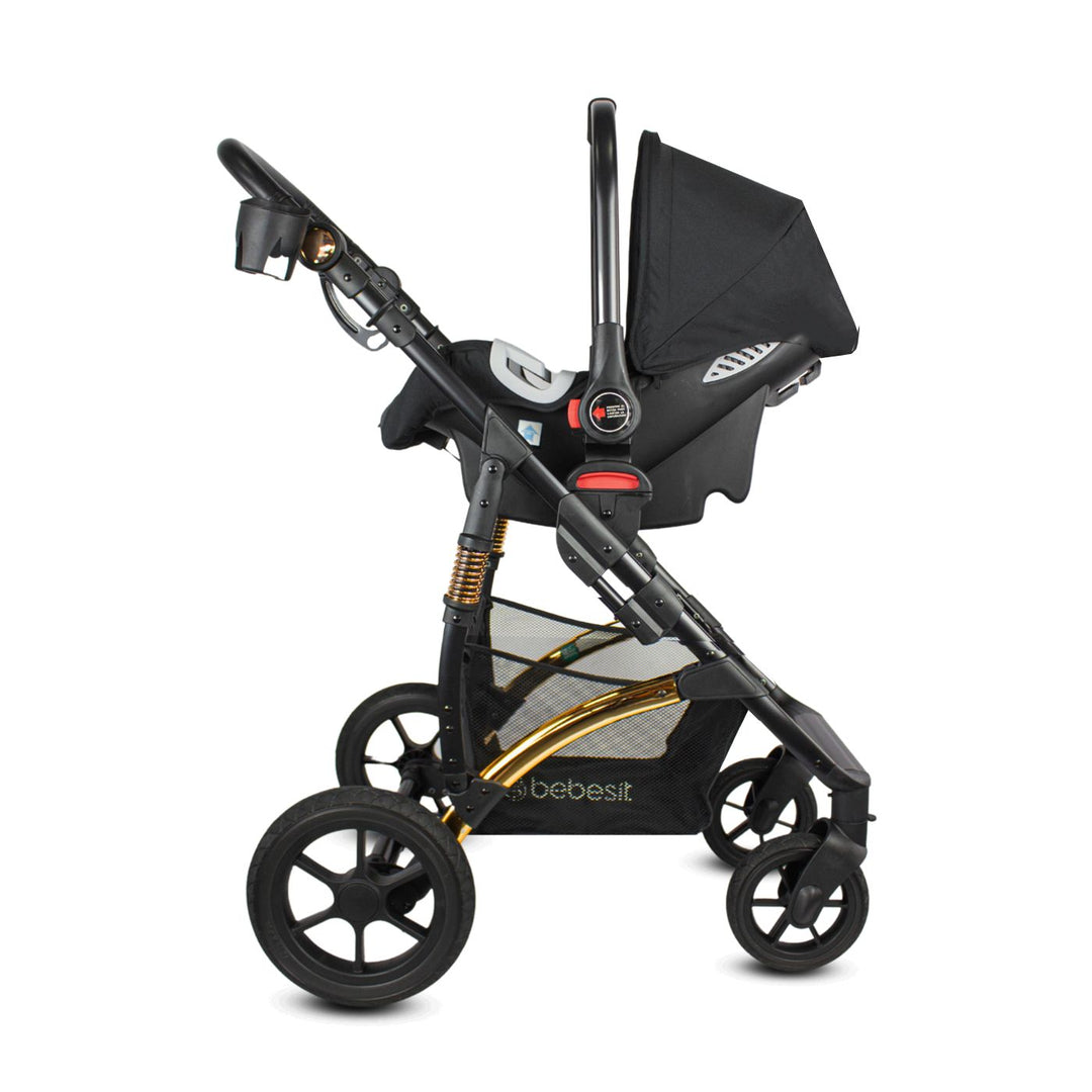 Coche Para Bebé Travel System Spring Gold Premium Bebesit Negro