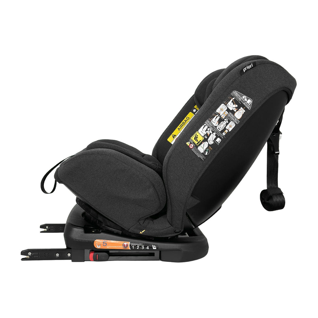 Silla Carro Bebé First Isize Priori Gris Oscuro