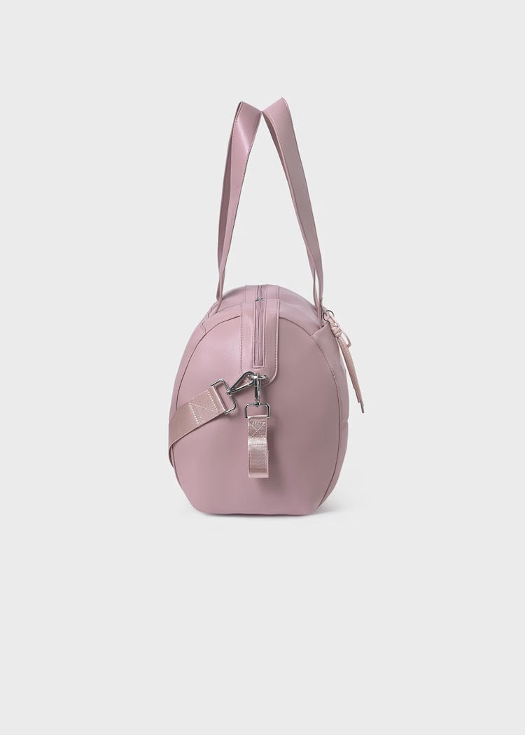 Bolso Pañalera Bebé Relieve Impermeable Rose Pink
