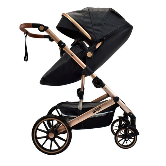 Coche Para Bebé Moises de Lujo Milo 3 en 1 Priori Negro