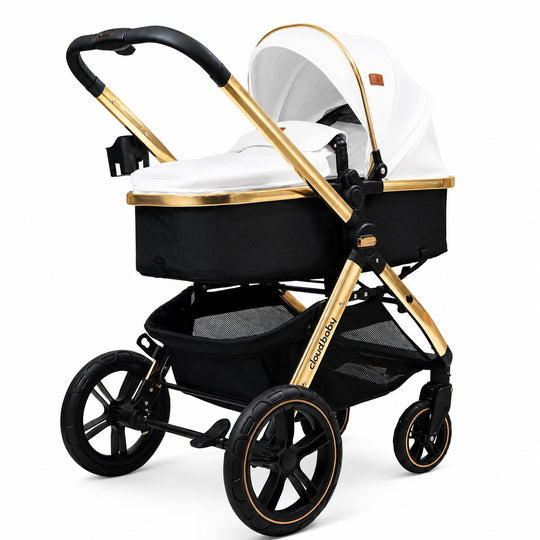 Coche Moises Para Bebé de Lujo Amy Cloudbaby Blanco