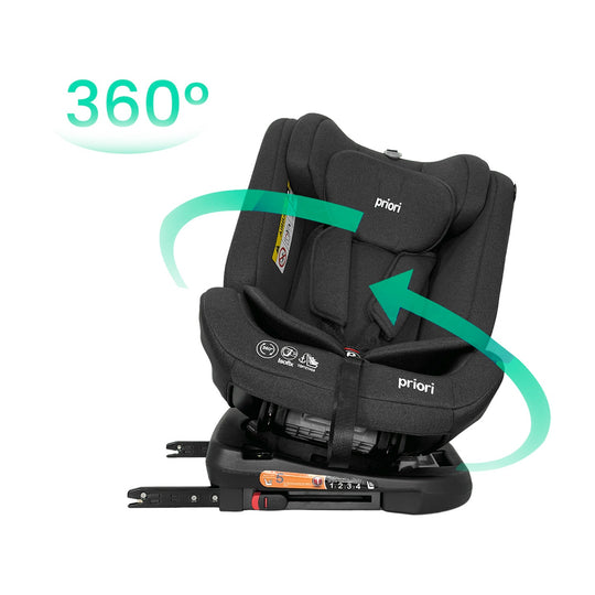 Silla Carro Bebé First Isize Priori Gris Oscuro