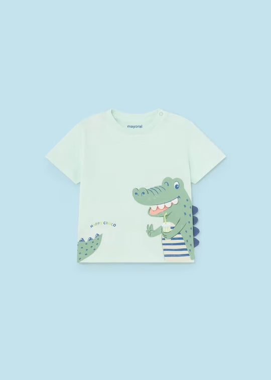 Camiseta interactiva Better Cotton bebé Aqua Mayoral