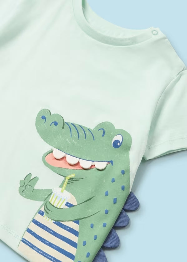 Camiseta interactiva Better Cotton bebé Aqua Mayoral
