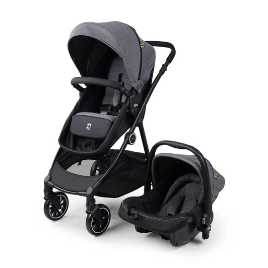 Coche Moises Travel 4 en 1 Pommo Coolbaby - Gris oscuro