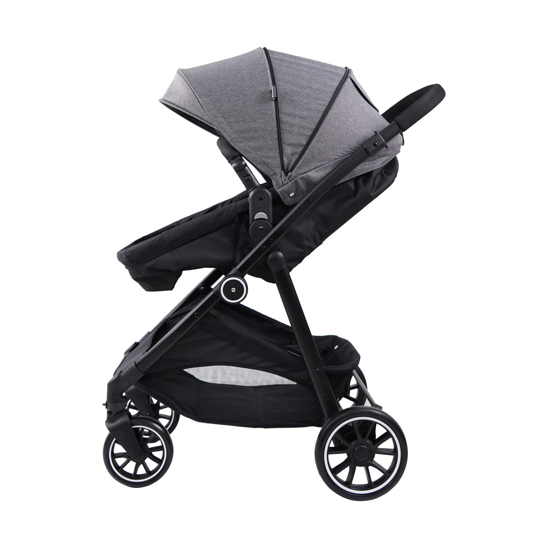 Coche Moises Travel 4 en 1 Pommo Coolbaby - Gris Claro