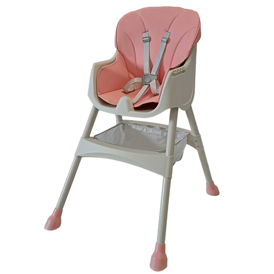 Silla Comedor York Happy Baby Rosa
