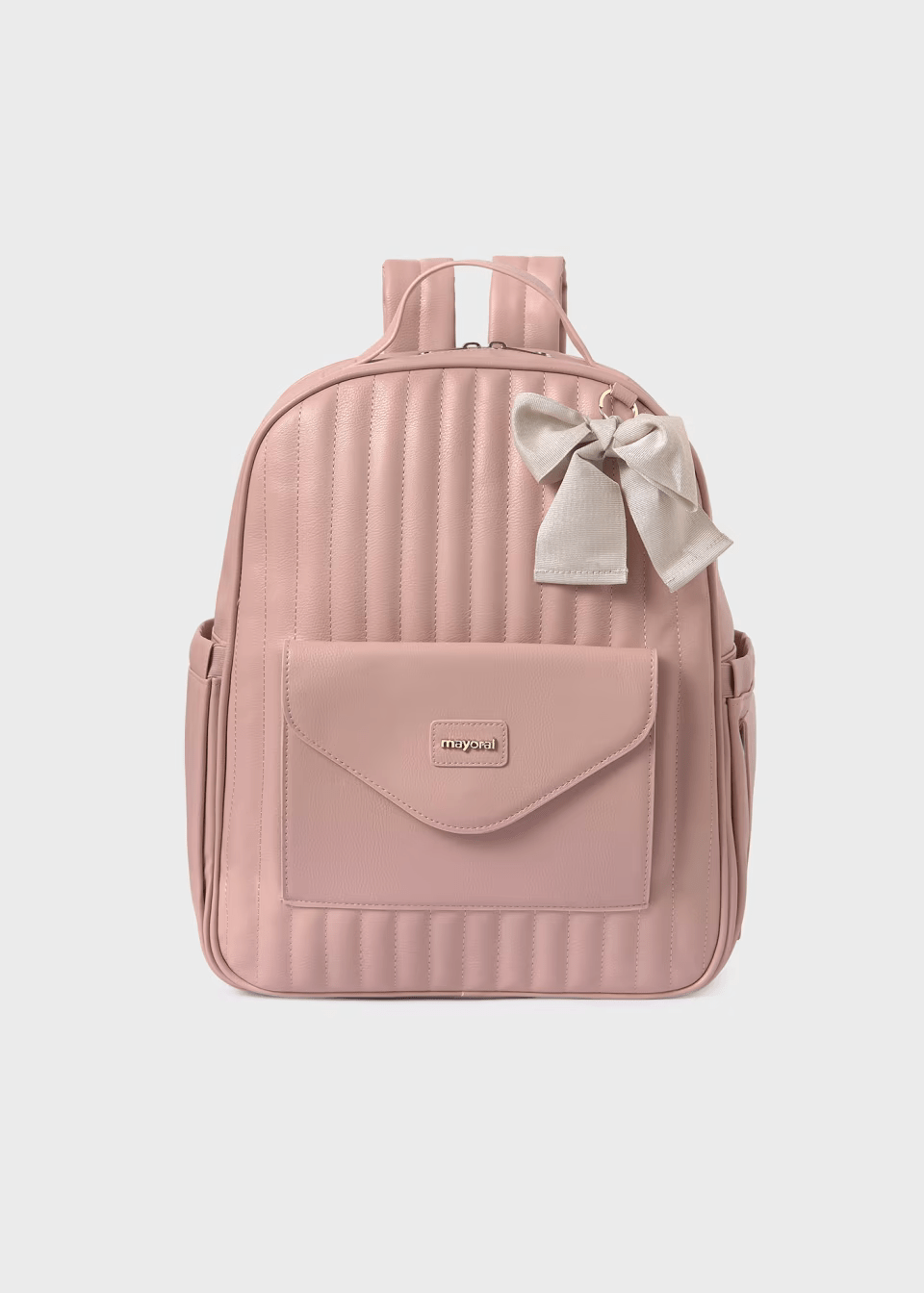 Panalera bebe Acolchada tipo Morral Mayoral Rosada Central del Bebe