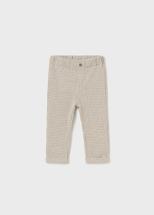 Pantalón Jacquard Bebé Latte Vigore Mayoral