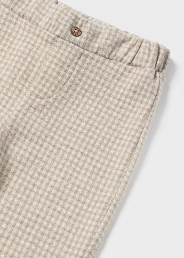 Pantalón Jacquard Bebé Latte Vigore Mayoral