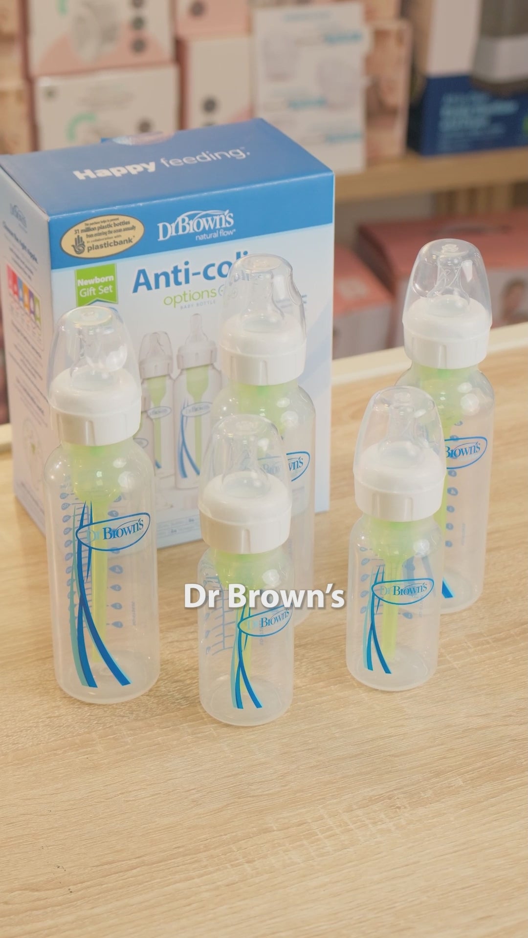 Set de Teteros Anti-Colic Options+ Big Rosa Dr. Brown´s