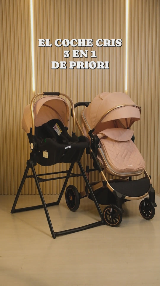 Coche Para Bebé Moises de Lujo Cris 3 en 1 Priori