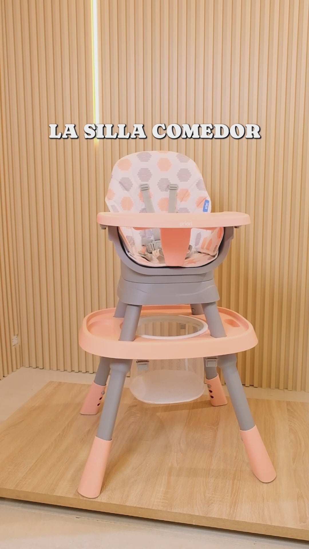 Silla Comedor Bebé 12en1 Priori Yae Azul