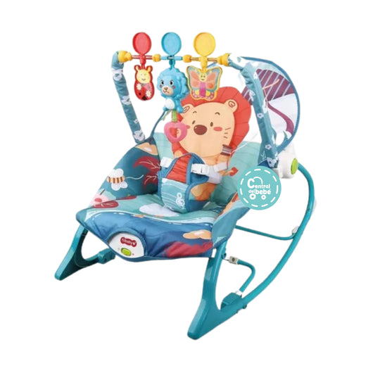 Silla Mecedora Rocker Leon Azul Ibaby