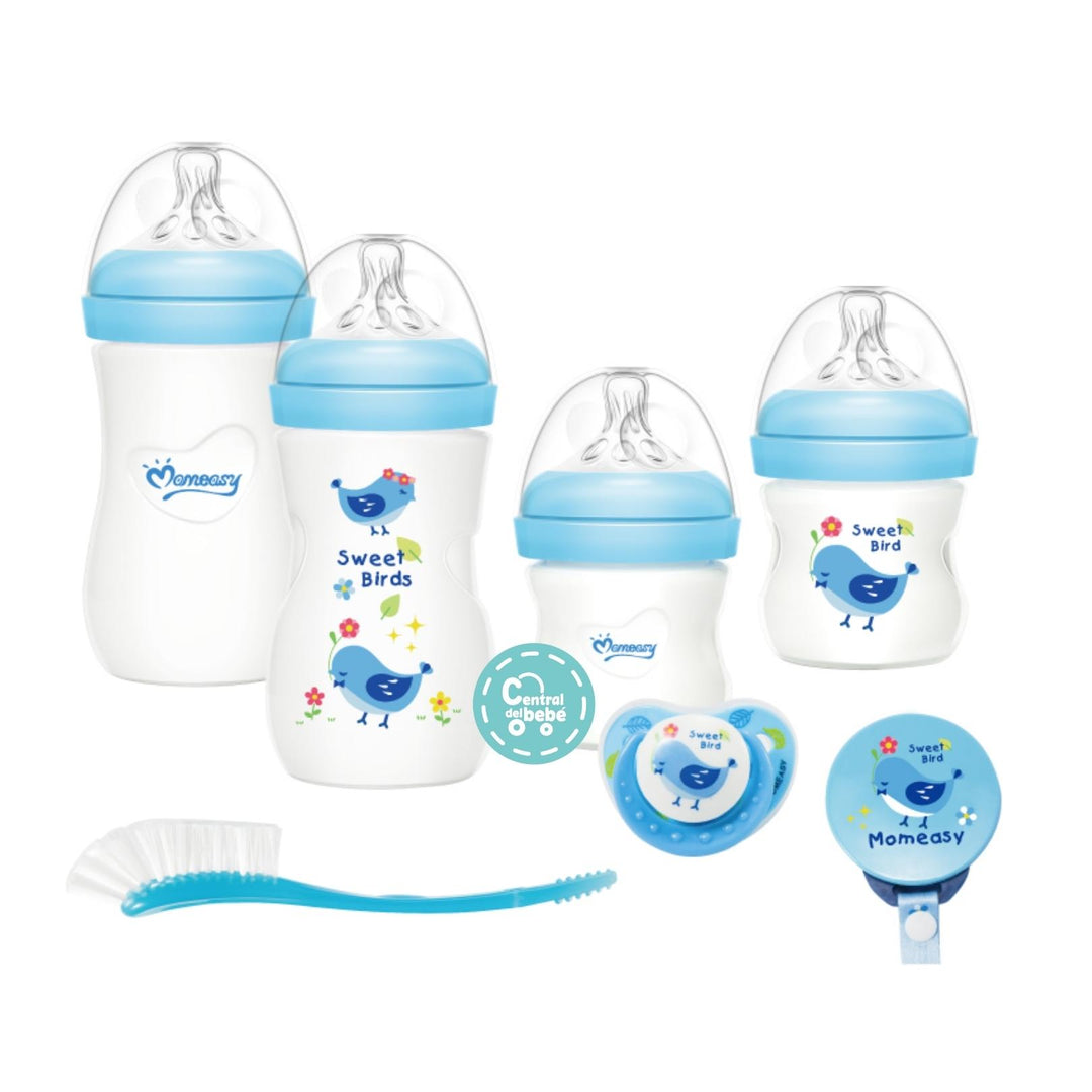 Set de Teteros Natural x9 Momeasy