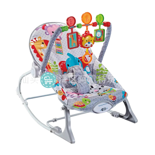 Silla Mecedora Rocker Elefante Gris Ibaby